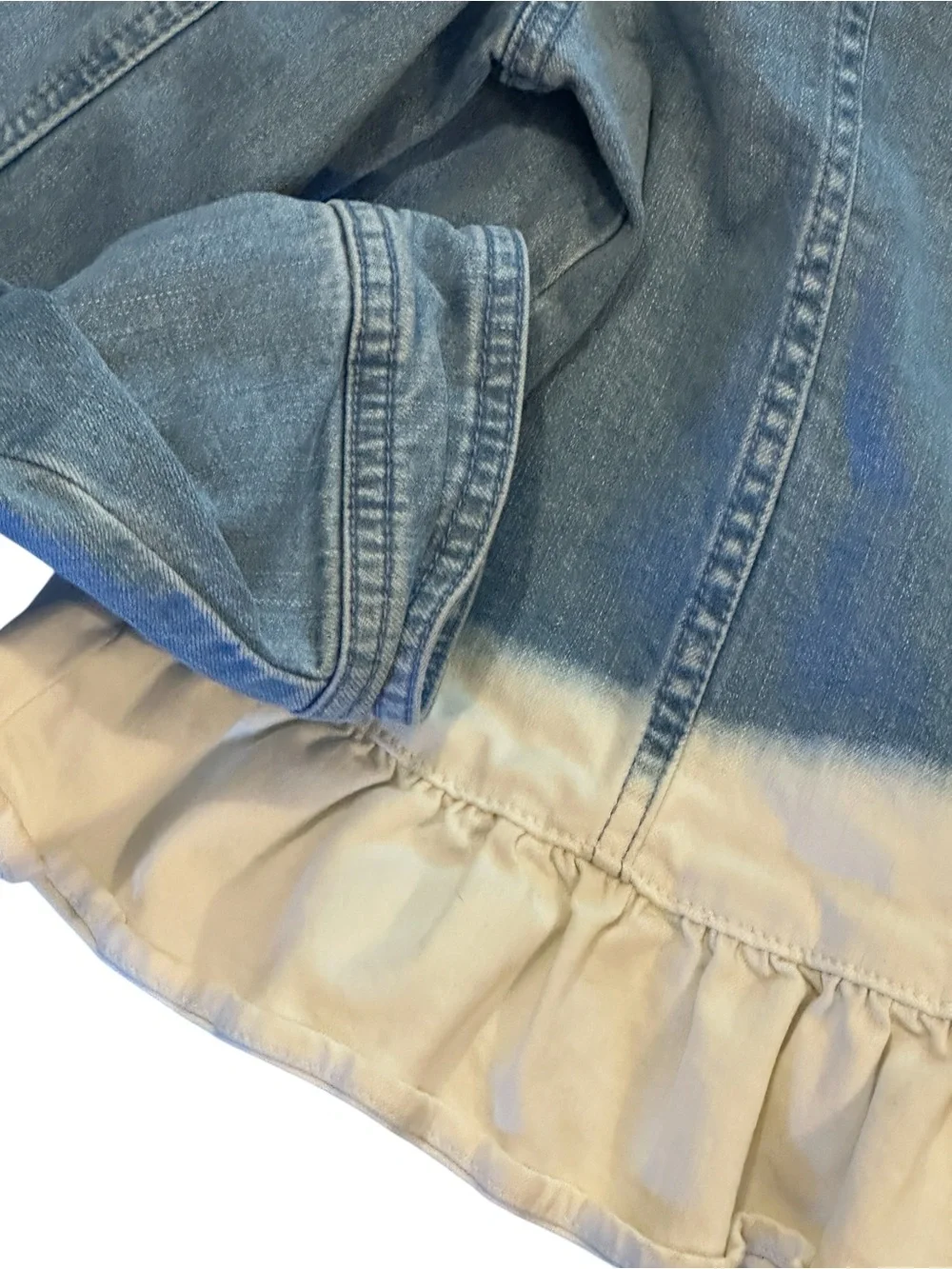 Broome Street Dip Dye Denim Jacket Medium Kate Spade
